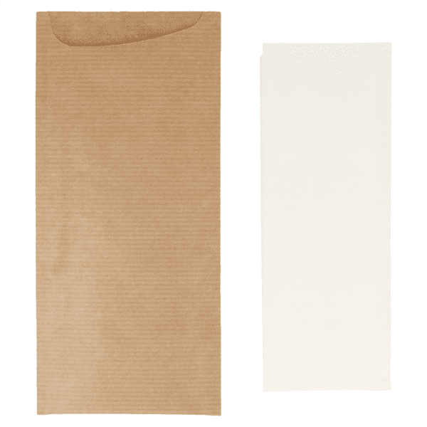 Pochette couverts avec serviette